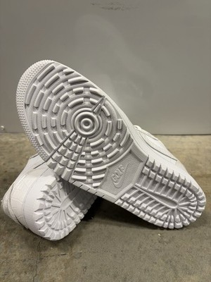 Nike Air Jordan 1 Low Retro Golf Triple White Crocodile Mens Size