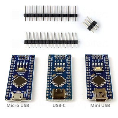 Nano 3.0 Board für Arduino | USB-C Micro-USB Mini-USB | ATmega328 v3.0 Modul