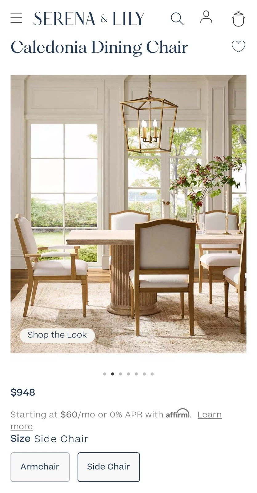 Serena & Lily Caledonia Dining Chair - Thumbnail 5
