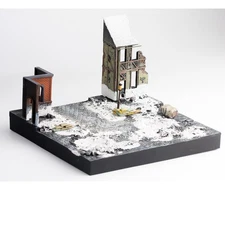 PMA 1/72 World War II European Street Scene Winter Platform Model