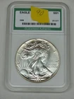 1988 1 oz Silver American Eagle in Protective Case Uncirculated