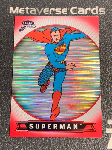 2025 Fleer Brilliants Superman Superman Clark Kent Red Heat Vision 1229/1938 #1