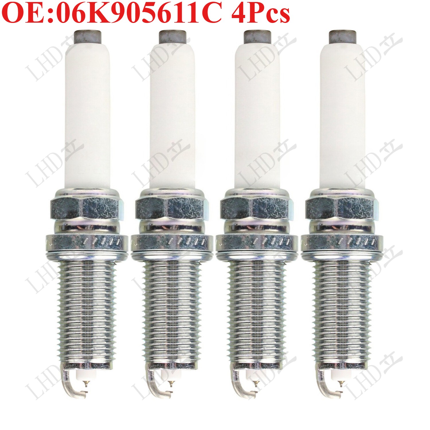  4Pcs Spark Plug 06K905611C For Audi A3, A4, and Jetta L4