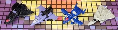 Vintage Hasbro Transformers G1 Micromaster Air Strike Patrol x4 komplett