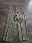Vtg WWII US Army Wool Field Trouser Pants OD Serge 32x29 WW2 Military