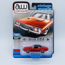 1/64 Auto World 1974 Dodge Challenger Rallye Bright Red Release 4 Version B