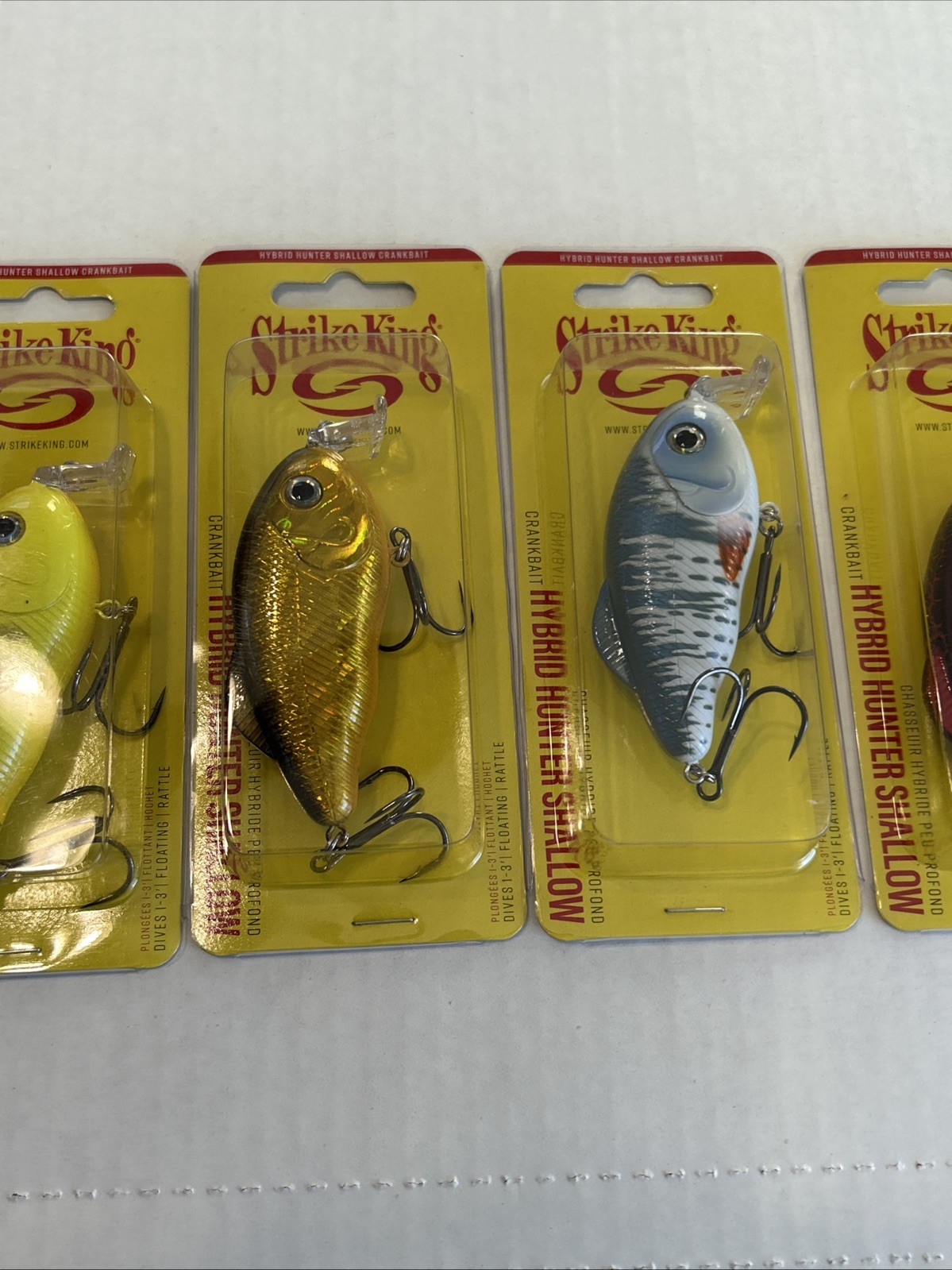Lot Of 5 Strike King Hybrid Hunter Crankbait - Image 3