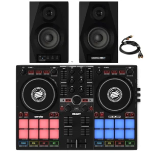 Reloop Ready Portable Perfromance DJ Controller inc DSM-3 BT Monitor Speakers