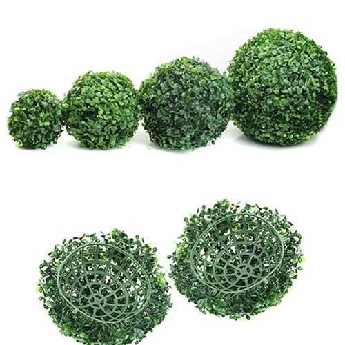 Artificial Plant Topiary Balls for Outdoor Decor Faux Plant Balls Plants Decor - Picture 2 of 16