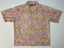 Tori Richard Cotton Lawn Hawaiian Camp Shirt XL Chest 51โ Tropical USA Made EUC