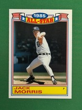 1986 Topps Baseball 1985 All-Star Game Commemorative Set Glossy #10 Jack Morris