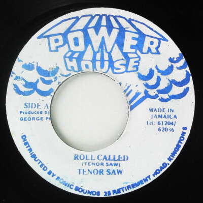 Tenor Saw - Roll Called / G+ / 7'''', Single, RE