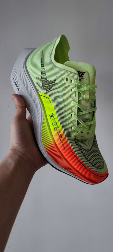 Nike ZoomX Vaporfly Next% 2 Neon Running Shoes Size 9.5 US 43 Euro CU4111-700