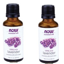 2 x NOW Lavender Oil 1 fl oz Aromatherapy