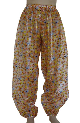 Pantalon PVC jogging plastique bas de jogging vinyle transparent sweat jeu de rôle homme - Photo 1/3