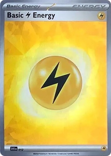 Basic Energy - Electric - 3 SWIRLS (Scarlet & Violet 151) Pokemon TCG
