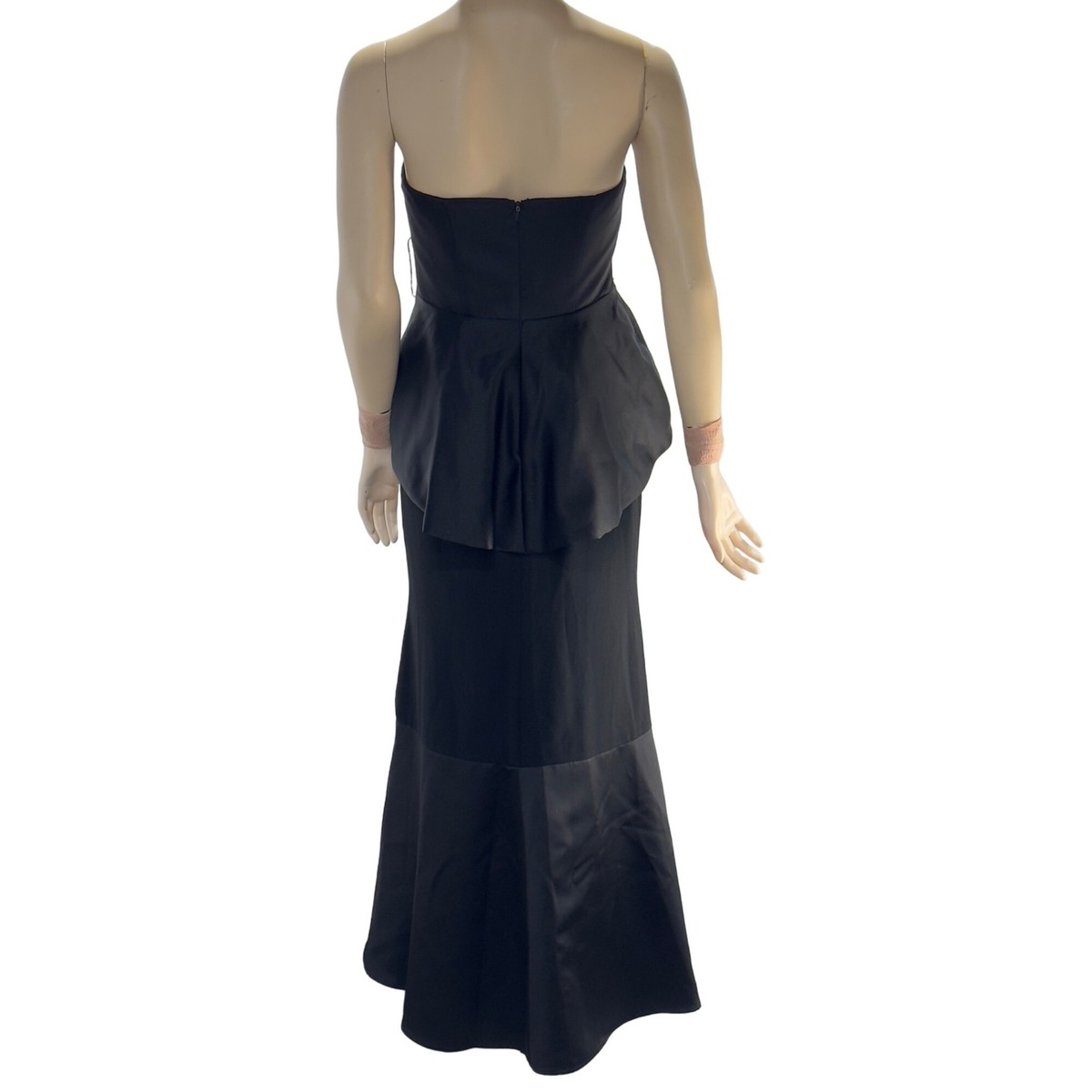 strapless open back dress Shop White Strapless Peplum Tie-Front Top - for Women | OUTZIDR main image 0