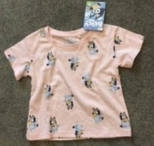 Bluey - T Shirt - size 5, pink, new, with label
