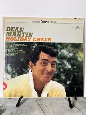 Dean Martin Holiday Cheer Christmas LP Capitol Baby It s Cold Outside Vinyl Clnd