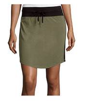 Xersion Studio Knit Skirt Size L, XL New Msrp 32.00 Evergreen