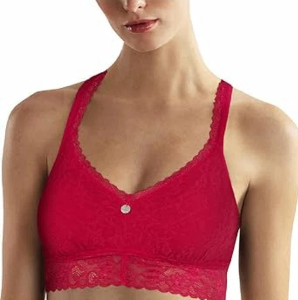 Кружевной бюстгальтер DKNY Signature DK4081 красный средний - Изображение 2 из 4