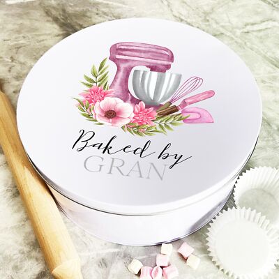 Personalisierte runde Backform aus Gran Keks Backen Leckereien Süßigkeiten Kuchen