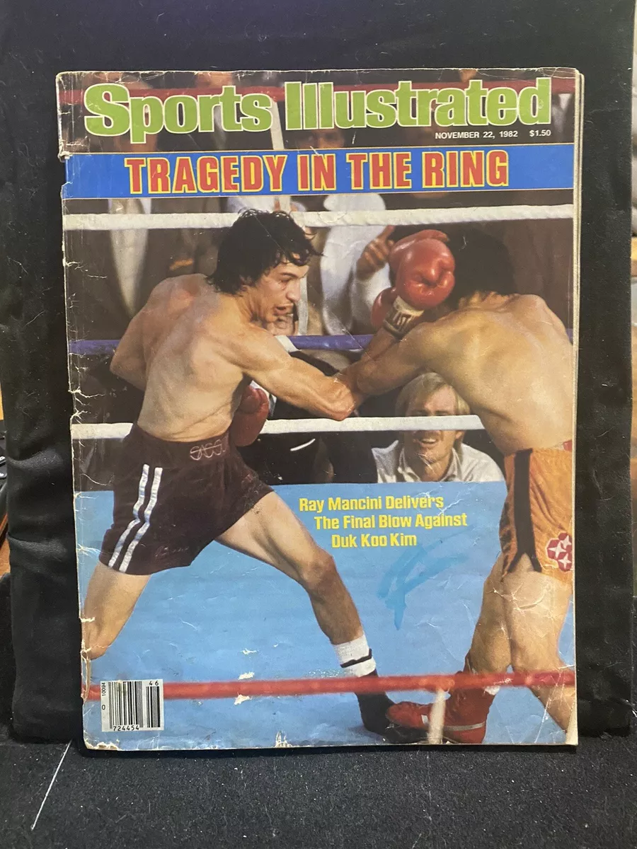 Sports Illustrated Magazine TRAGEDY IN THE RING Ray Mancini Duk