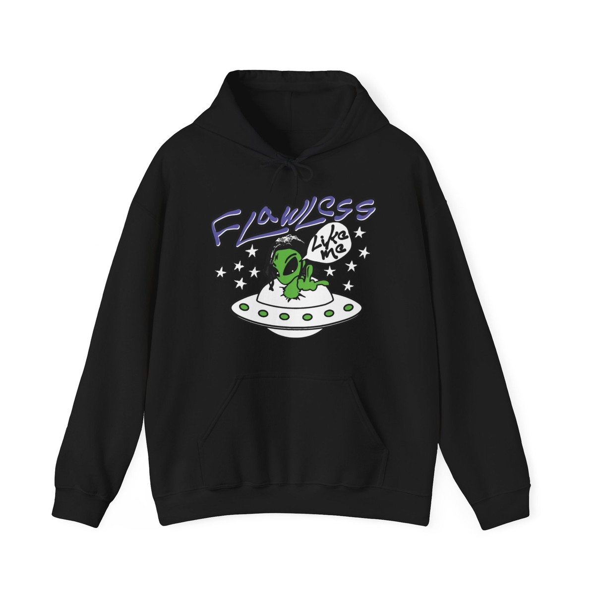 Alien Merch Hoodies Lucki Flawless Alien Hoodie Flawless Like Me