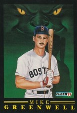 1991 Fleer #8 Mike Greenwell Green Monster's Friend- Baseball- MLB- Red Sox