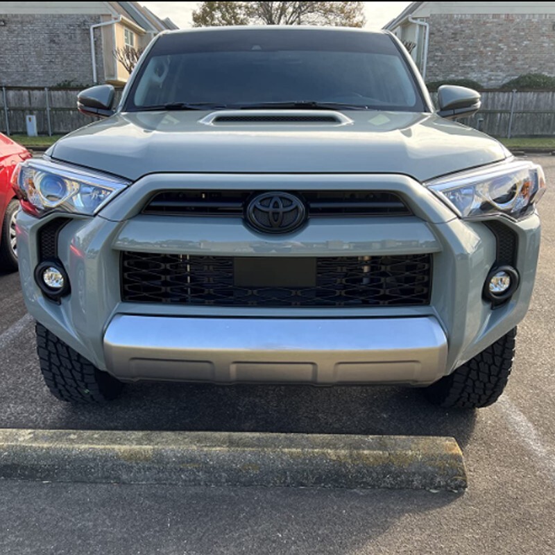 Overlay Kit Matte Black Out Front Grill Insert Trims Cover For 4Runner Off Road