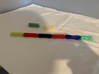 Vintage Plastic Train Set Futuristic style. 8 peices MPC — photo 1
