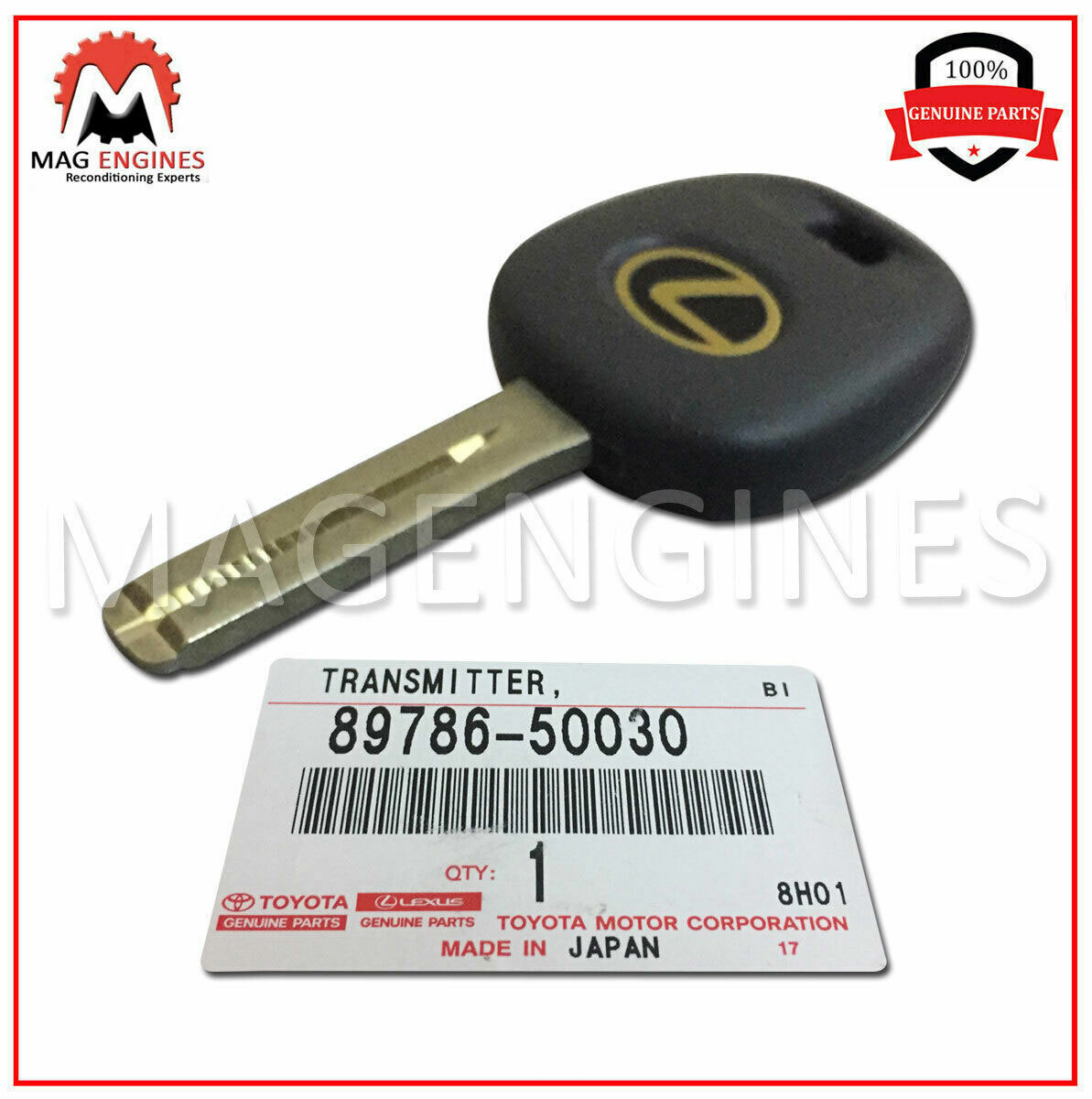  Man - ikd 89786-50030 Toyota Transmitter Transponder Key Sub