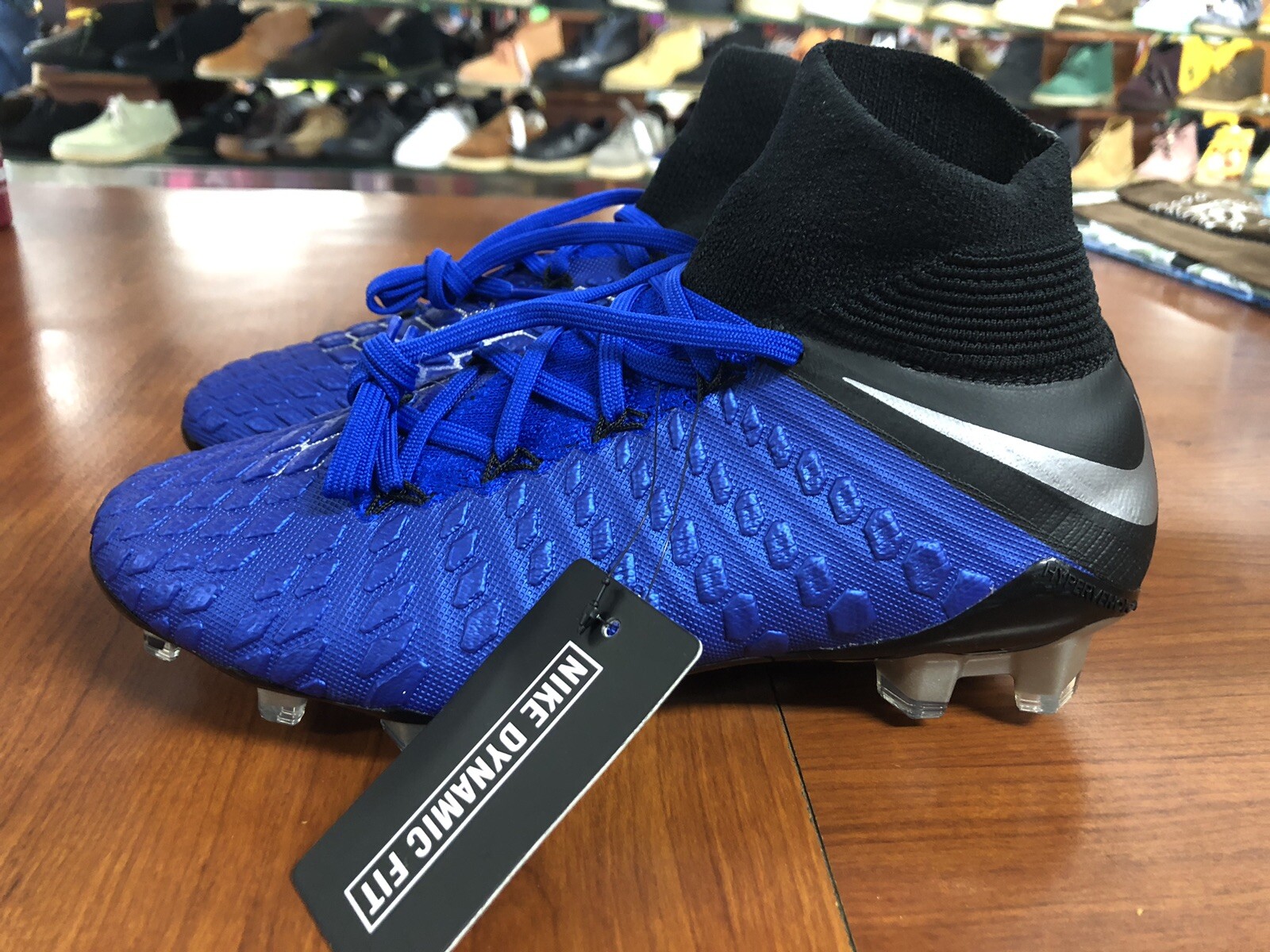 Men\u0026#039;s Size 5 Nike Hypervenom 3 Elite DF FG AJ3803-400 Racer Blue | eBay