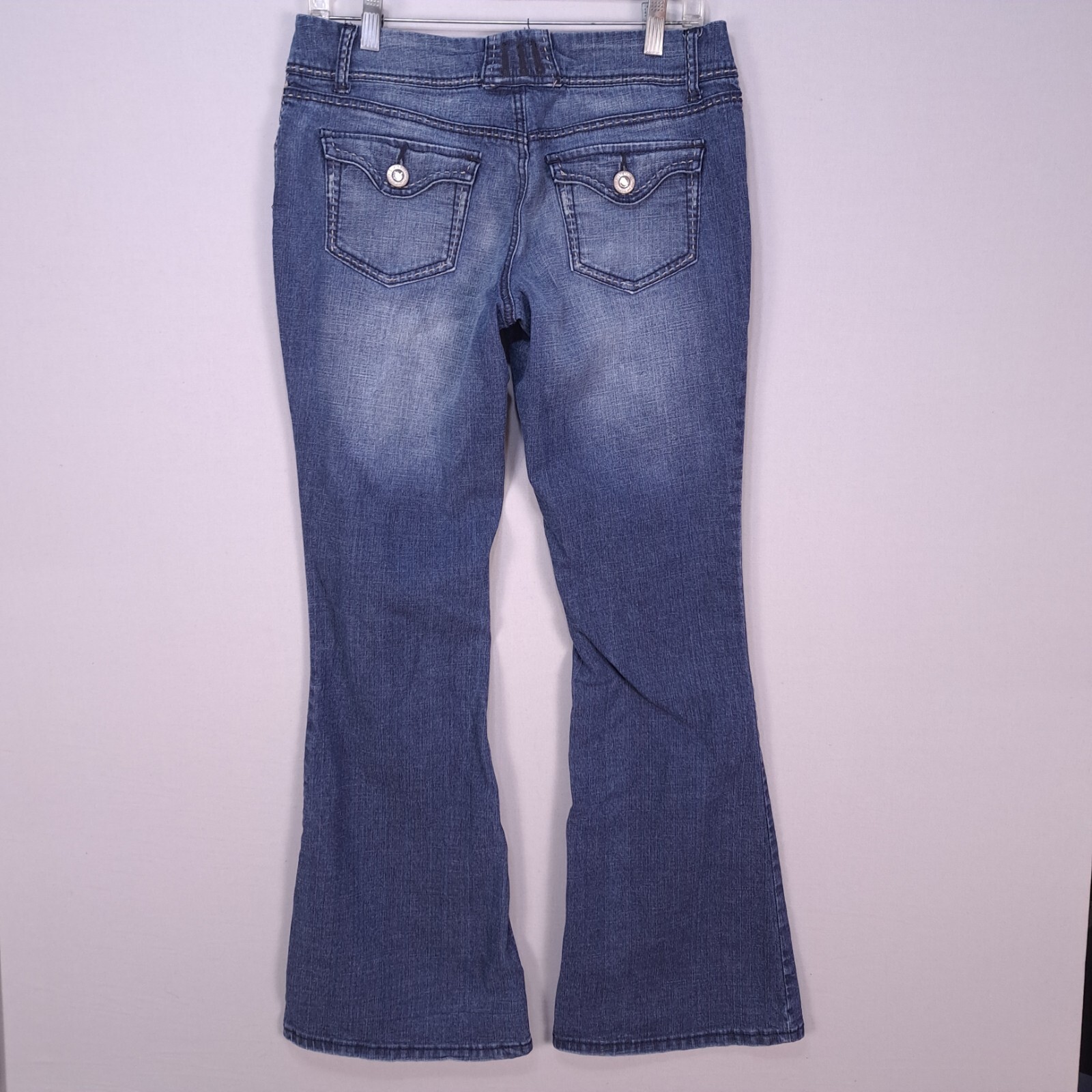 LEI Jeans Juniors 11 30x32 Blue Ashley Trouble Flared… Gem