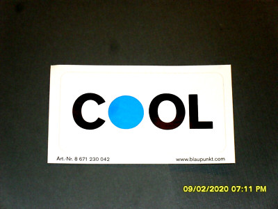 Decal / Sticker + Blaupunkt + Cool + Bosch Telecom +. 