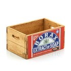 Dolls House Borax Soap Extract Branded Wooden Crate