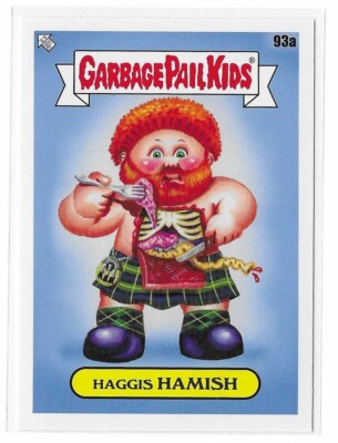 2021 Garbage Pail Kids Food Fight Haggis Hamish 93a GPK