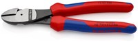 Knipex 74 02 200 Kraft-Seitenschneider Mit Mehrkomponenten-HüLlen Schwarz Atrame