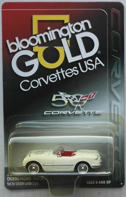 Johnny Lightning 1953 Chevy Corvette weiß Bloomington Gold Neu/OVP Oldtimer ´53
