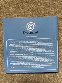 Phantasy Star Online Dreamcast Manual ONLY - Replacement Instruction Booklet