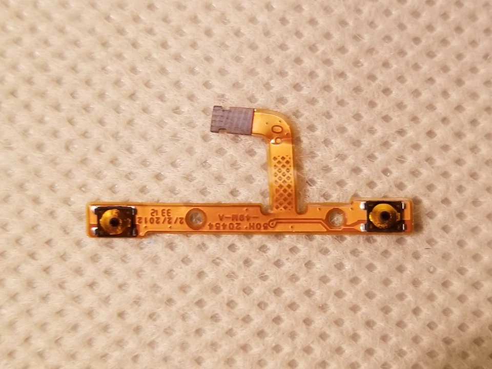 New HTC OEM Internal Volume Button Connector Flex Cable for Repair of ONE X & XL - Image 2 of 3