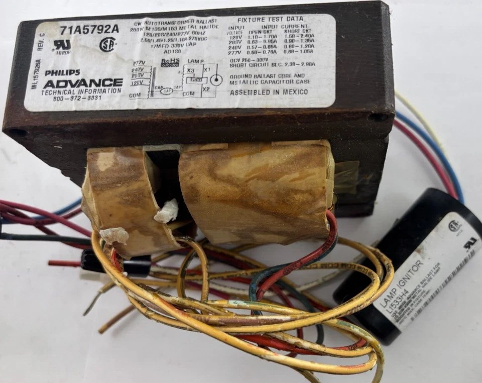 HALOGENUROS METÁLICOS PHILIPS ADVANCE 71A5792001D Foto 3 de 4