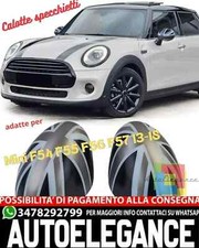 💎Spiegelkappen Union Jack Schwarz Grau passend für Mini F54 F55 F56 F57💎