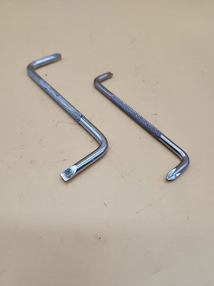  Phillips and Flat Offset Off-Set Screwdriver Tool Set Close Quarters Angled 2pc - Image 3 of 4