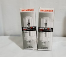 Lot of 2 Sylvania CF26DT/E/IN/841/ECO 26 Watt GX24q-3 Bulb Triple Tube