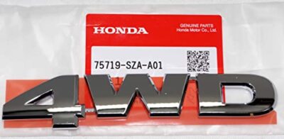 HONDA Parts Sticker Rear Part Number 75719-SZA-A01 Emblem Genuine