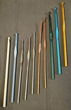 Mixed Lot 8 Boye Aluminum 1 Oxmoor House 1 Susan Bates Crochet Hooks USA