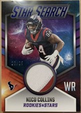 2021 Rookies & Stars NICO COLLINS RC STAR SEARCH PRIME PATCH Rookie #/25  *READ*
