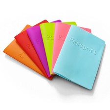 Silicone Passport Cover Holder Wallet Case Protector Travel Accessories Sleeve
