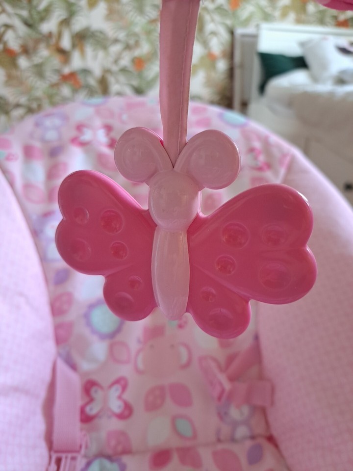 Girls Baby Bouncer, Vilbrating Bouncy Chair VGC eBay